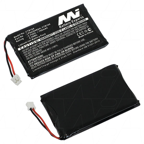 MI Battery Experts CTB104-BP1